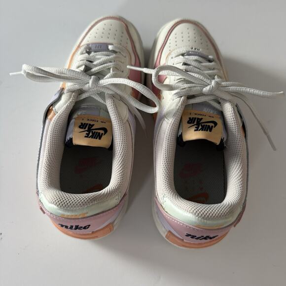 Nike Air Force 1 Shadow Women’s 9 Pastel Multicolor CI0919-111 AF1 Sneakers - Picture 8 of 10